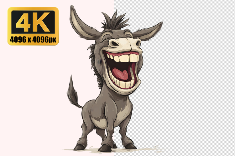 Silly Donkey Transparent PNG