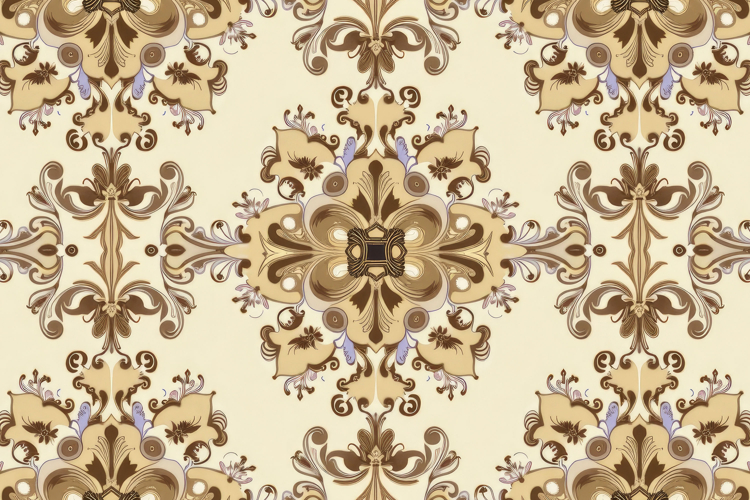 Damask Pattern Background