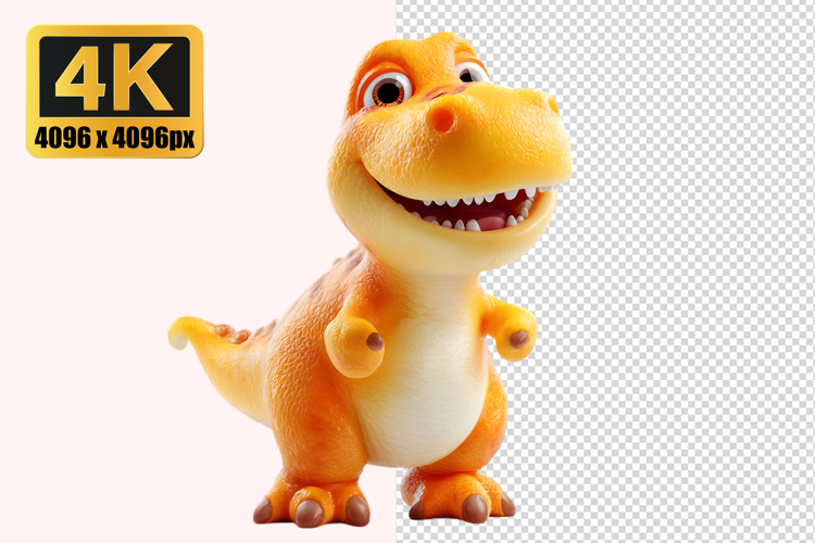 Junior Megasaur Orange Transparent PNG