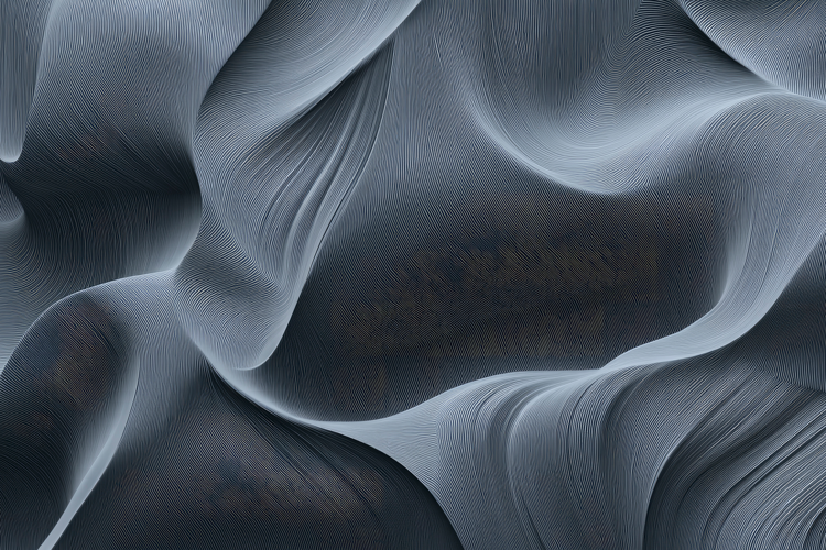 3D Rendering of Waves Background Wallpaper