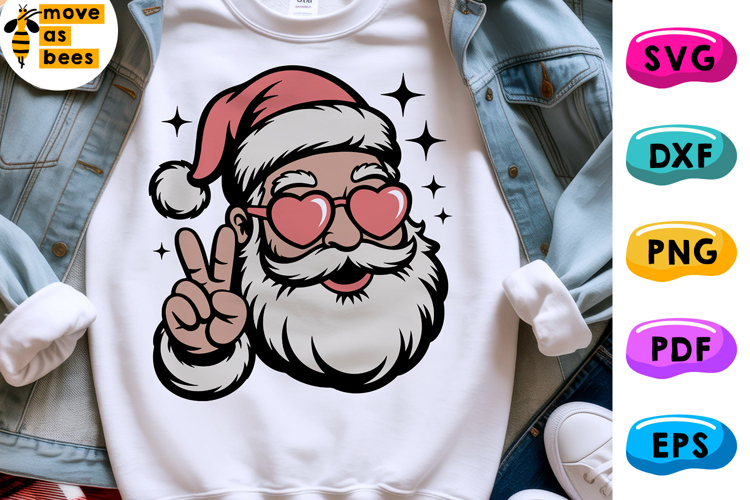 Cool Santa Svg Image 20