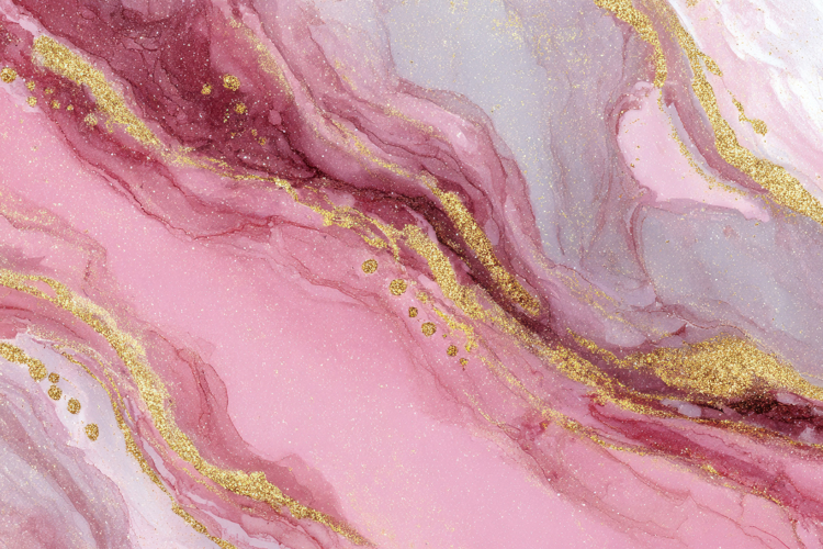 Pink And Gold Background Image 5
