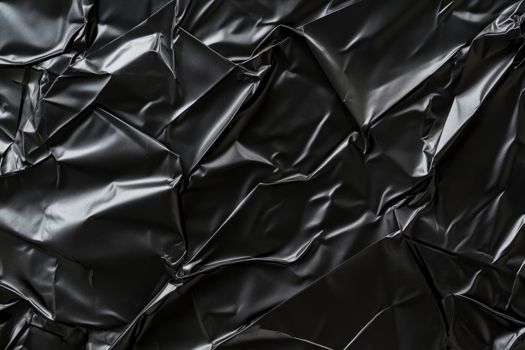 Black Plastic Background Wallpaper