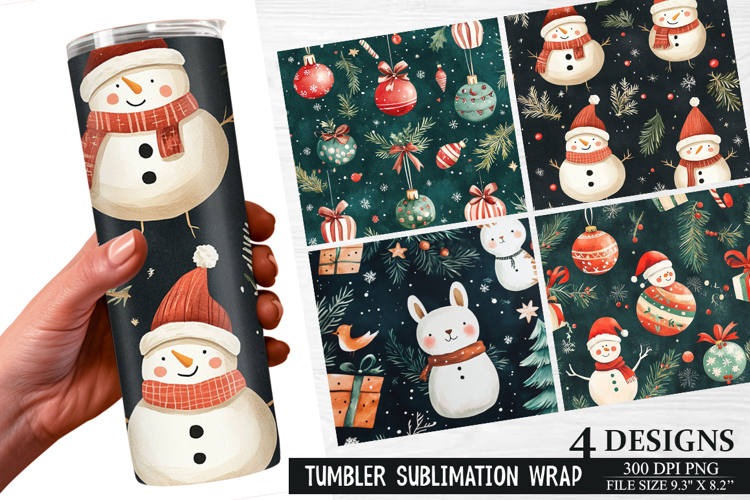 Christmas Tumbler Wrap Image 9