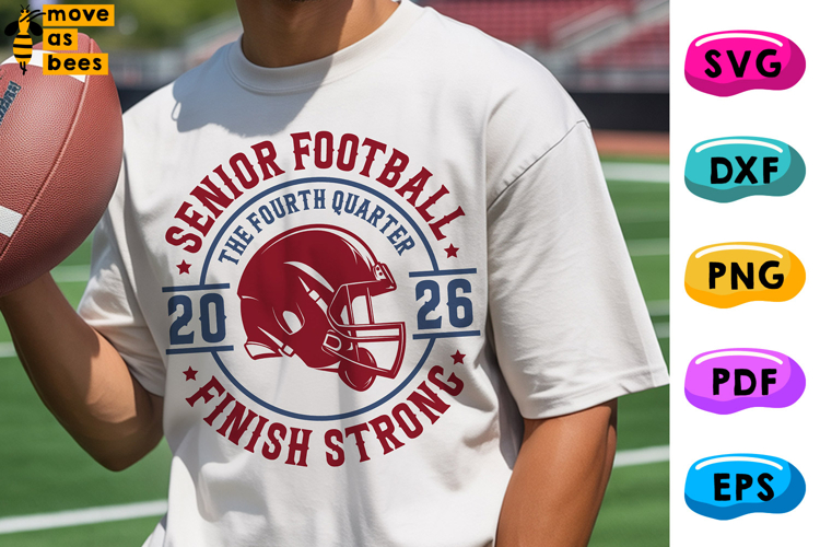 Football Senior Svg, Png, Senior Night, Class Of 2026 Shirt
