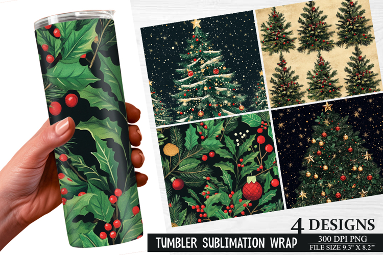 Christmas Tumbler Wrap Image 17