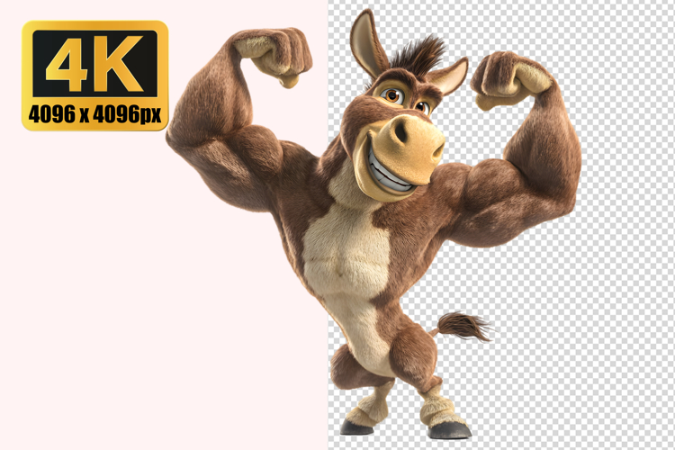 Donkey Clipart Image 21