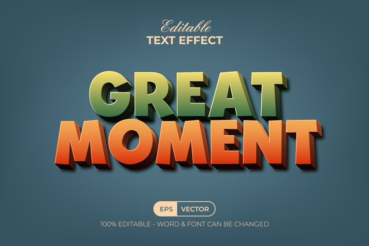 3D Text Effect Style For Illustrator