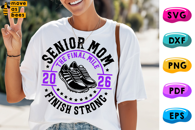 Track And Field Mom Svg, Png, Senior Class Of 2026 Mom Shirt