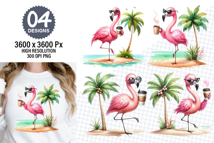Flamingo Clipart Image 23