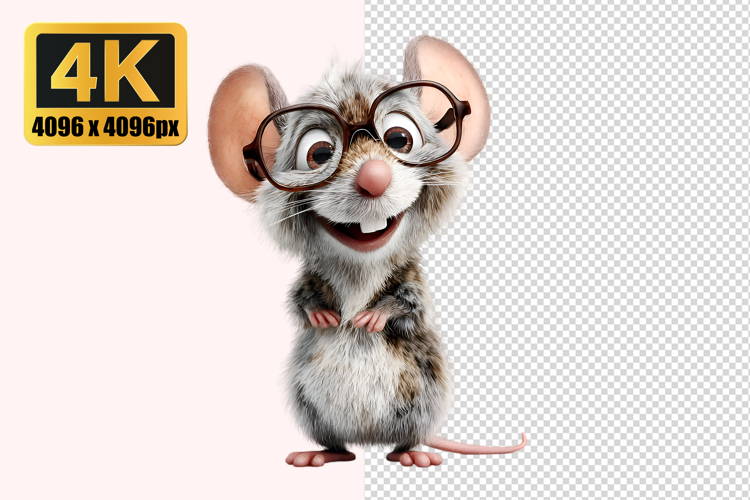 Cute Mouse Transparent PNG