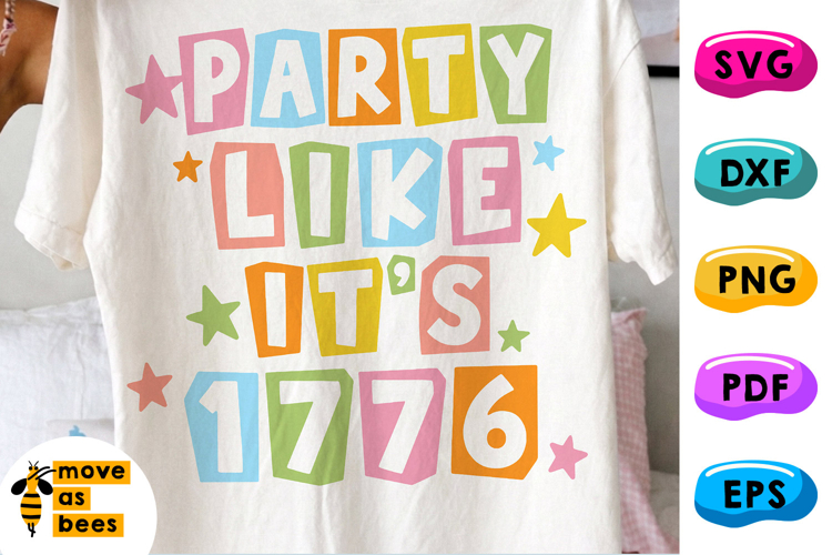 Party Like Its 1776 SVG, PNG, America, USA, July 4th Shirt