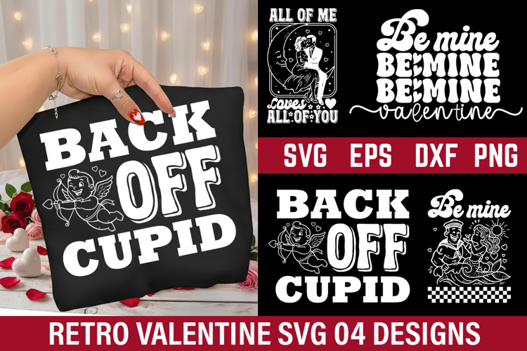 Retro Valentines Day Design - Be mine valentine