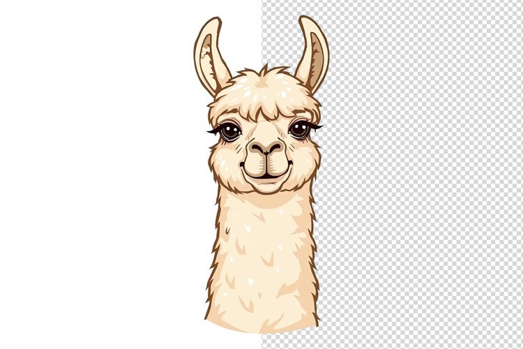 Alpaca PNG Clipart example image 1