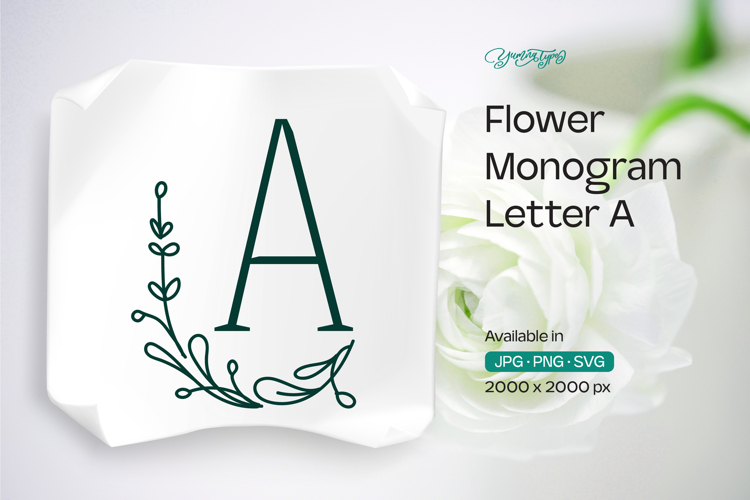 Flower Alphabet Image 11