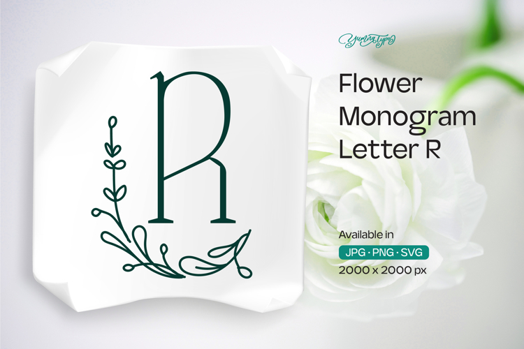 Flower Alphabet Image 18