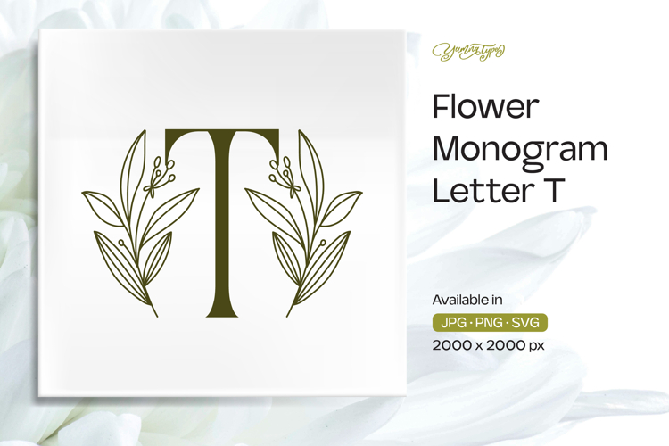 Flower Alphabet Image 20