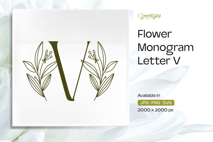 Flower Alphabet Image 18