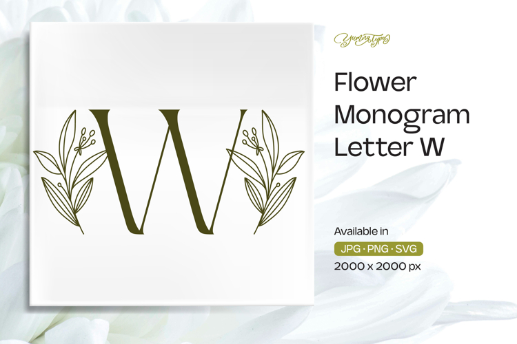 Flower Alphabet Image 17