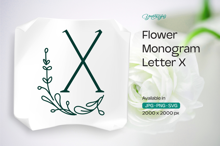 Flower Alphabet Image 12