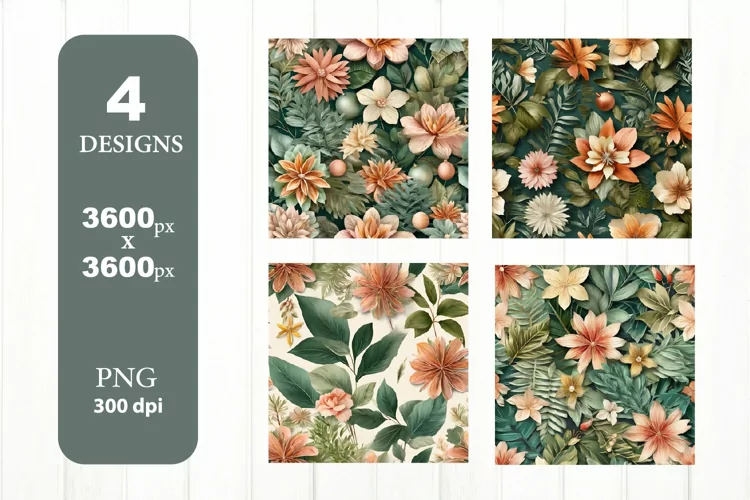 Spring Flower Clipart. Digital Paper PNG. Flower PNG