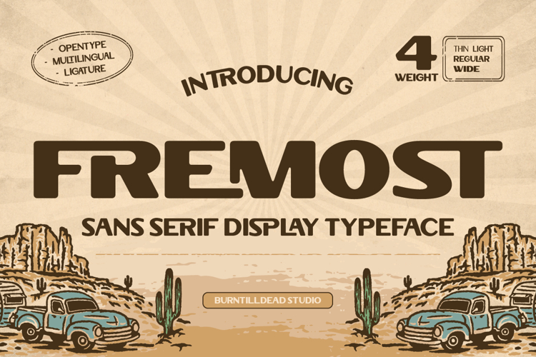 Fremost - Sans Serif Typeface