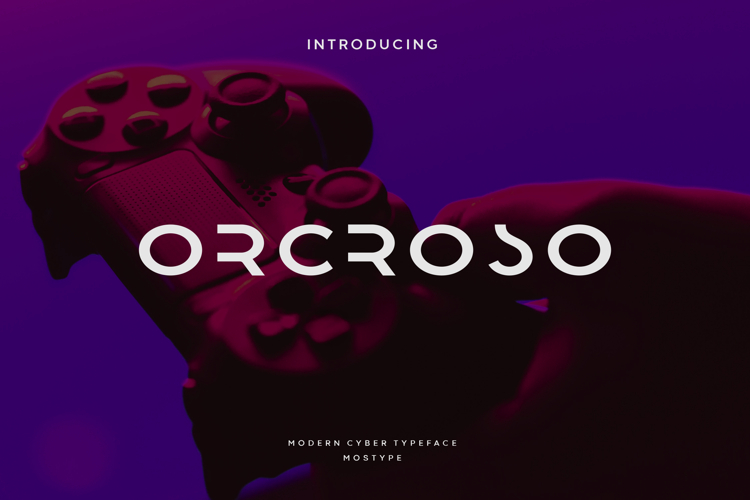Orcroso - Modern Futuristic Typeface