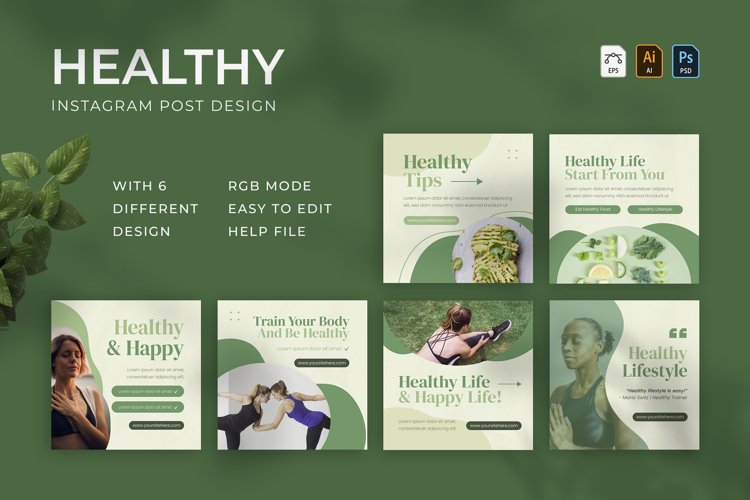 Healthy - Instagram Post example image 1