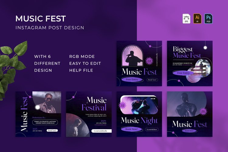 Music Fest - Instagram Post