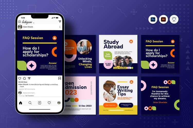 Scholarship Instagram Post example image 1