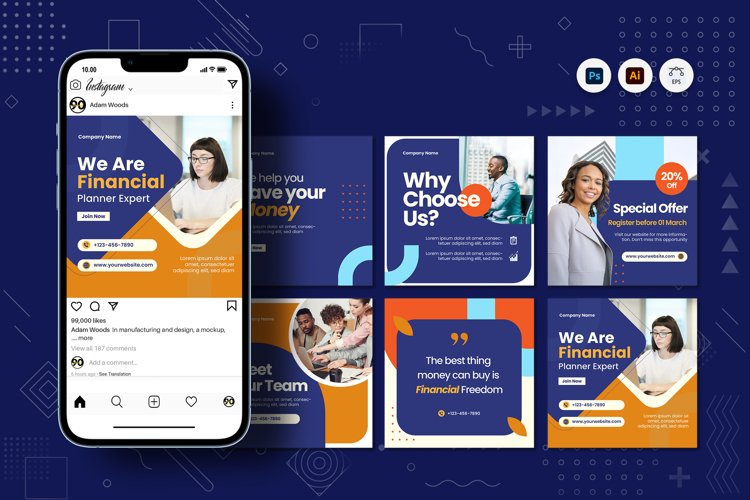 Instagram Feed Template Image 6