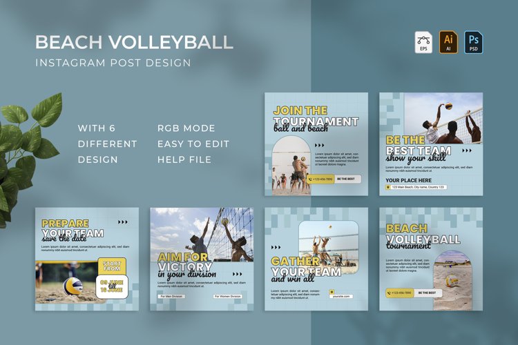 Volleyball Clipart Image 20
