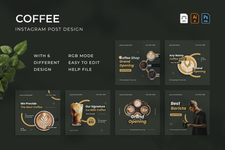 Coffee Vector Image 10