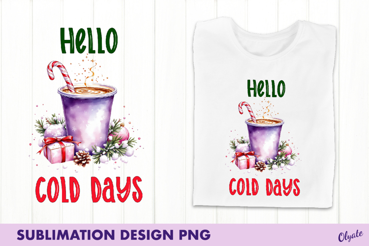 Christmas Quote Sublimation. Violet Christmas PNG