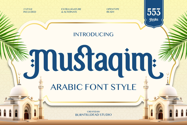 Mustaqim - Arabic Font Style