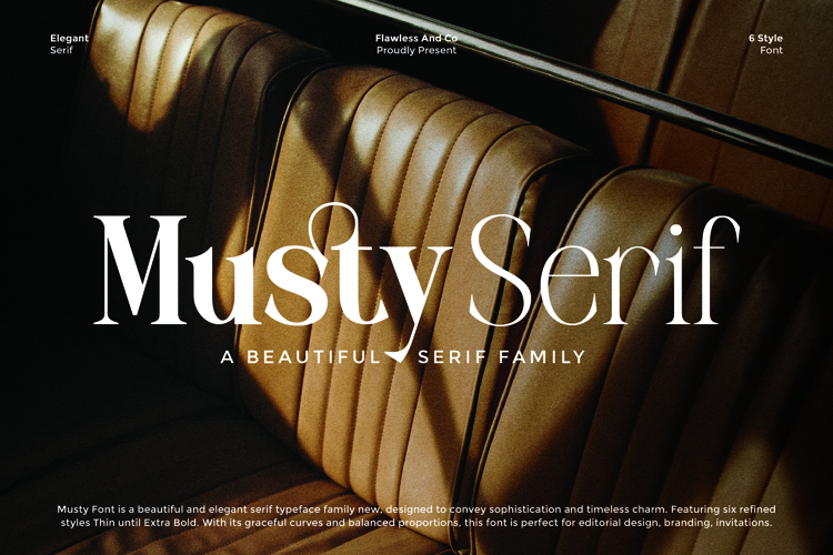 Mustyserif - Family serif Font