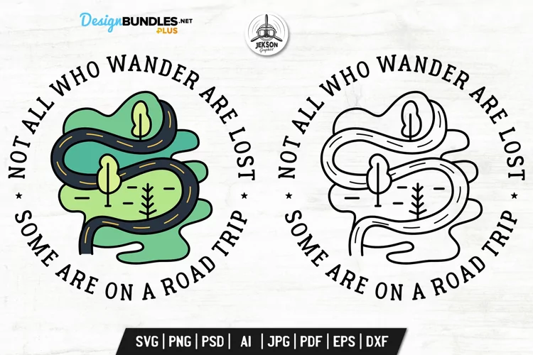 Camping Tshirt | SVG Cut File - Not All Who Wonder Lost
