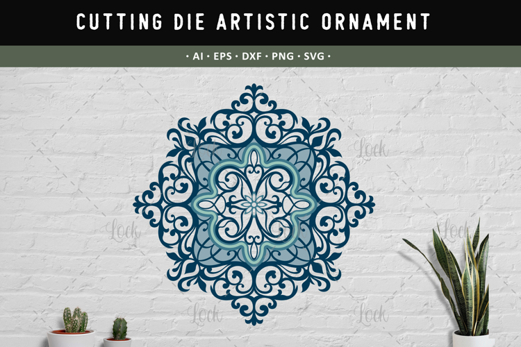 Decorative paper art panel dies
