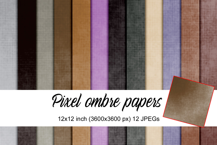 Pixel ombre papers
