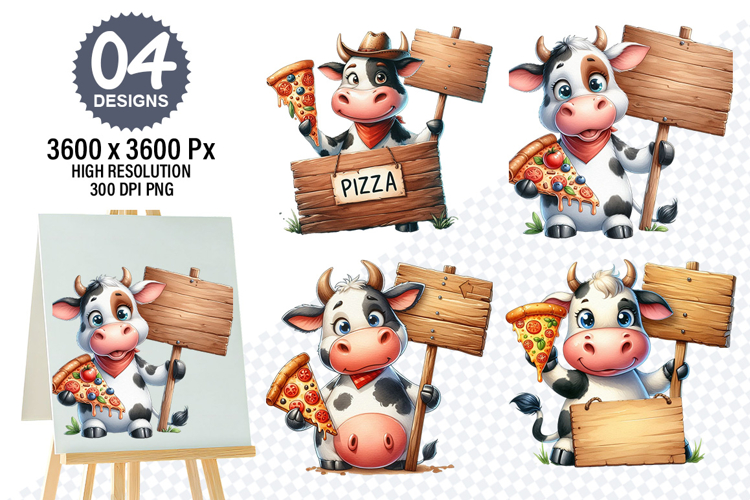 Cow Face Clipart Image 5