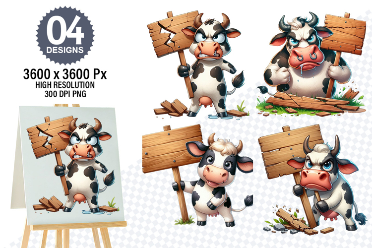 Cow Face Clipart Image 18