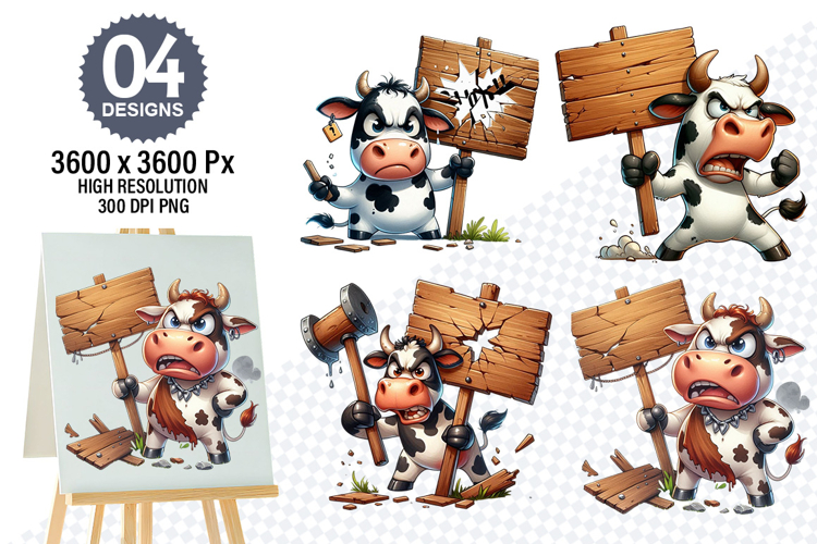 Cow Face Clipart Image 15