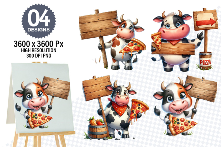 Cow Face Clipart Image 13