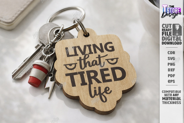 Sarcastic Keychain Laser Cut | Snarky Keyring | Funny SVG