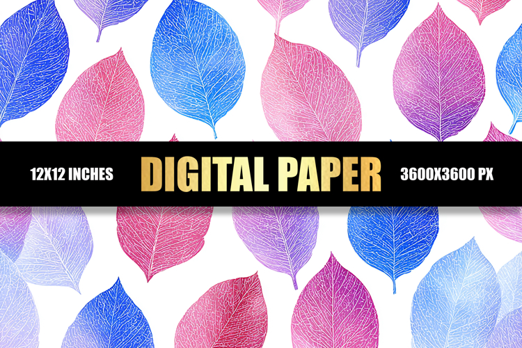 Watercolor Leaves Clipart Image 14