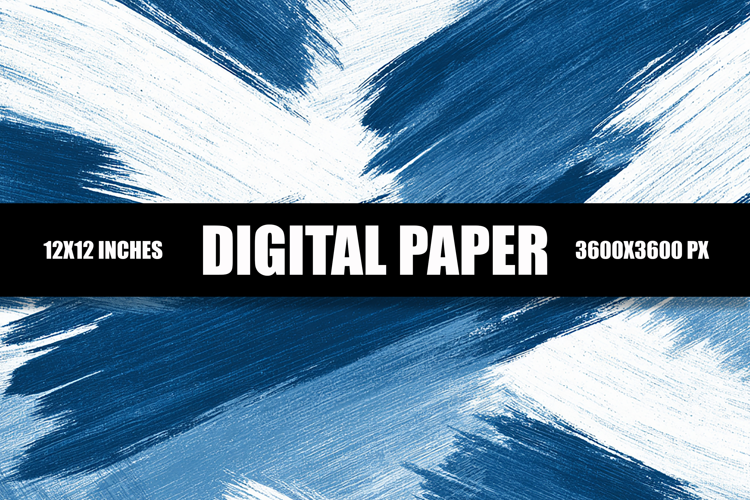 Paint Strokes Digital Paper