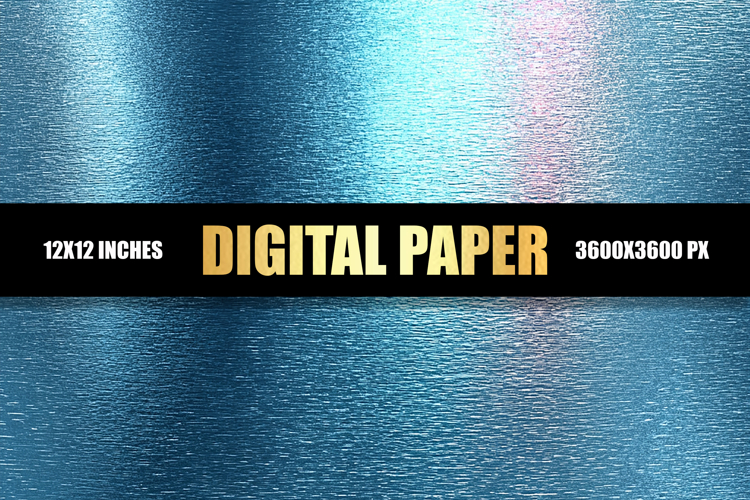 Shiny Blue Digital Paper