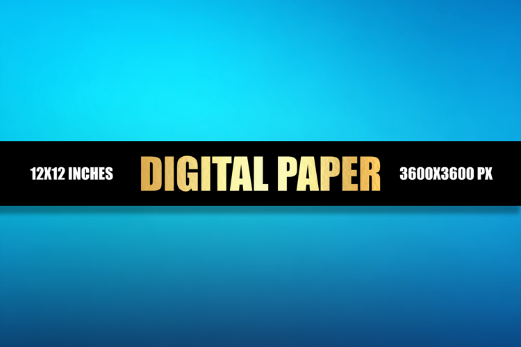 Blue Gradient Digital Paper