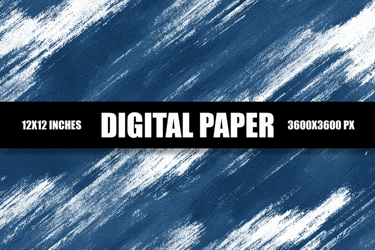 Paint Strokes Digital Paper