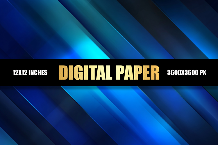 Blue Lines Digital Paper